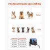 Dog Bike Trailer, Supports up to 66 lbs, Pet Cart Bicycle Carrier for Small & Medium Dogs, Easy Folding Frame with Quick Release Wheel
