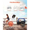 Dog Bike Trailer, Supports up to 66 lbs, Pet Cart Bicycle Carrier for Small & Medium Dogs, Easy Folding Frame with Quick Release Wheel