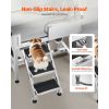 34 Inch Stainless Steel Dog Washing Station, Pet Grooming Tub with Hot & Cold Faucet, Showerhead, Home Wash Sink, Fits Small Cats and Dogs