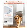 Pet Door, X-Large, with Double Magnetic Flaps and Metal Frame, Strong and Weatherproof Dog Door for Interior and Exterior Doors, Easy to Install