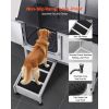 Stainless Steel Dog Washing Station, 50 inch Pet Grooming Tub w/ Ramp, PE Water Filter Board
