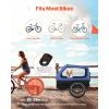 Dog Bike Trailer, Supports up to 88 lbs, Pet Cart Bicycle Carrier for Small & Large Dogs, Easy Folding Frame with Quick Release Wheel