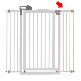 Tall One-Touch Gate II Extension (Color: White)