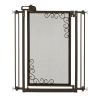 Tall One-Touch Metal Mesh Pet Gate
