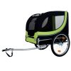 Large Folding Bike Trailer for Dogs – 66LB Capacity All-Terrain Pet Carrier, Durable Steel Frame for Cycling, Jogging, Camping & Outdoor Adventures