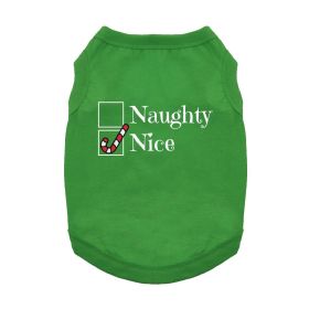 Nice Dog Shirt (Color: Green, size: X-Large)