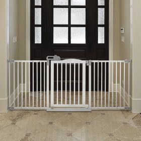 One-Touch Gate II Wide (Color: White)