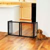 Richell Small Freestanding Metal Mesh Pet Gate